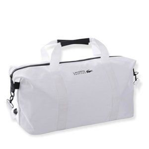 LACOSTE PARFUMS DUFFLE BAG - WHITE GYM WEEKENDER STORAGE